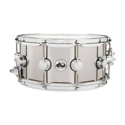 DW Collector's Series Stainless Steel Snare Drum - 6.5 x 14 inches