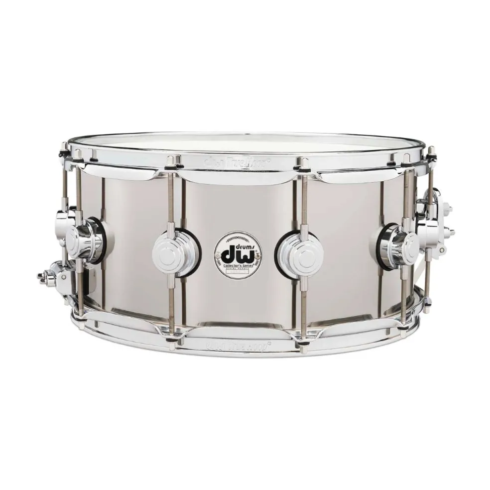 DW Collector's Series Stainless Steel Snare Drum - 6.5 x 14 inches