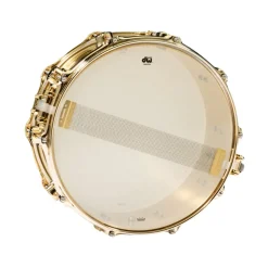 DW Collectors Series 14x6.5 Bell Brass Snare Drum with Gold Hardware - DRVN6514SPG