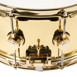 DW Collectors Series 14x6.5 Bell Brass Snare Drum with Gold Hardware - DRVN6514SPG