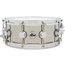 DW Collectors Stainless Steel Snare with Chrome Hardware 14x5.5