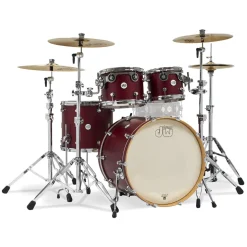DW Design Series® 4-Piece Shell Pack - Satin Deep Cherry