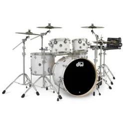 DW DWe 5-Piece Complete Bundle Kit - White Marine Pearl