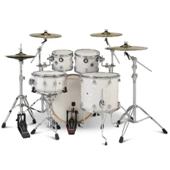 DW DWe 5-Piece Complete Bundle Kit - White Marine Pearl