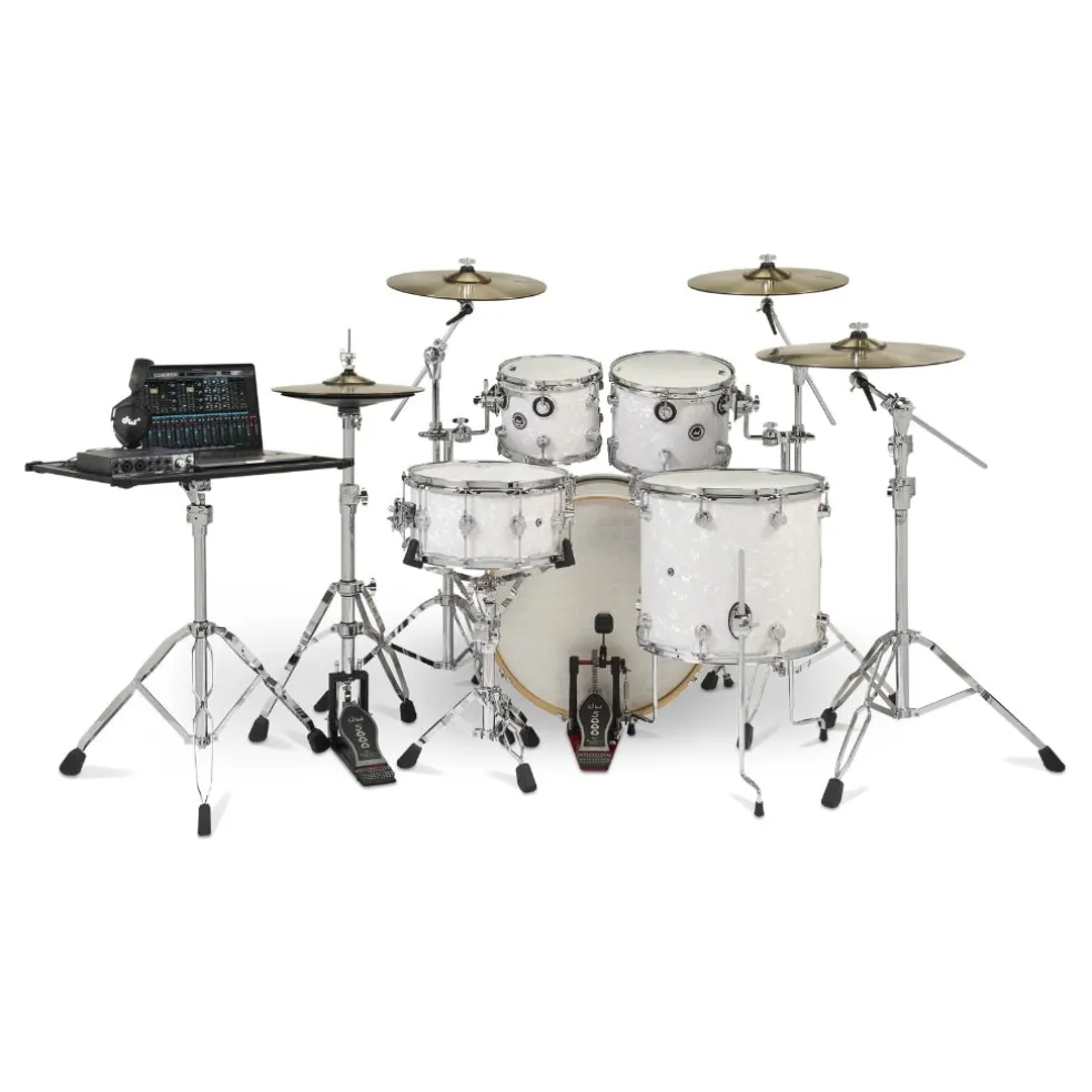 DW DWe 5-Piece Complete Bundle Kit - White Marine Pearl