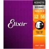 Elixir 11077 - Acoustic Nano Light-Med 12-56 Guitar Strings