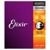 Elixir 11306 - Nanoweb 16-70 Baritone Guitar Strings