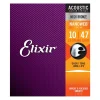 Elixir 11152 - Nanoweb 80/20 Bronze Light 10-47 12-String Acoustic Guitar Strings