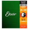 Elixir 14652 - Nanoweb Stainless Steel 45-100 Bass Guitar Strings