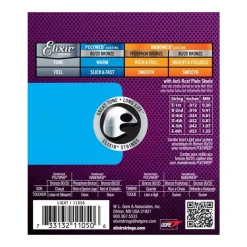 Elixir 11050 - Polyweb Acoustic 80/20 Light 12-53 Guitar Strings