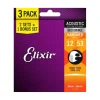 Elixir 80/20 Bronze 12-53 Lite - 3 Pack