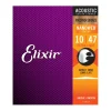 Elixir 16002 Nanoweb Phosphor Bronze Extra Light 10-47