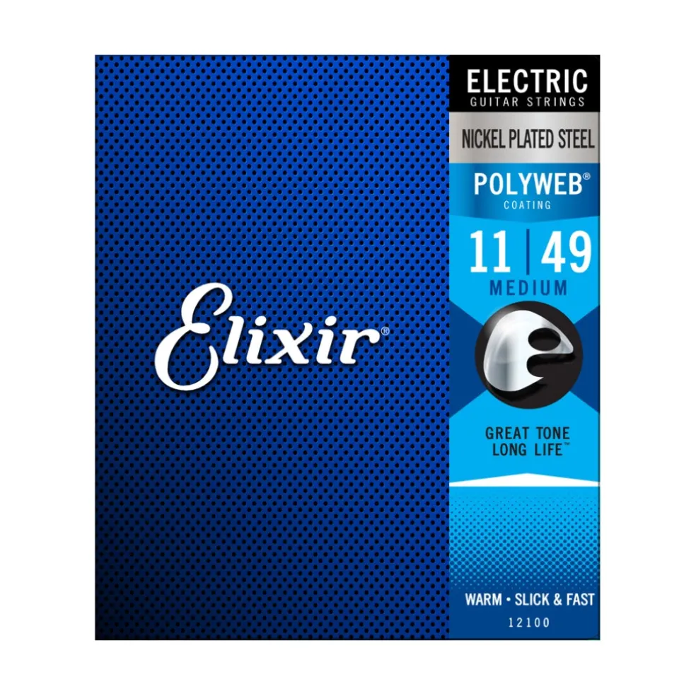 Elixir 12100 Polyweb Electric Medium 11-49
