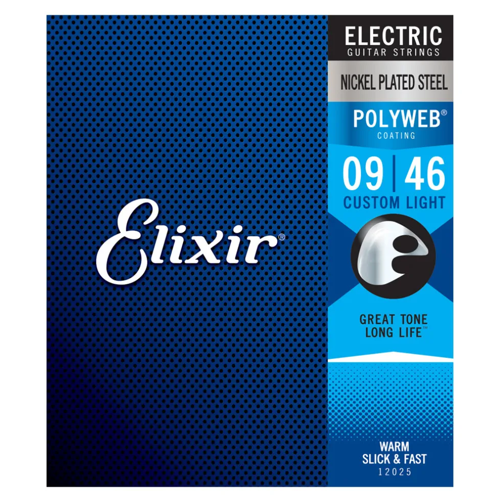 Elixir 12000 Polyweb Electric Custom Light 9-46