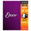 Elixir E16152 - Nanoweb Phosphor Bronze 10-47 - 12 String Acoustic Guitar Strings