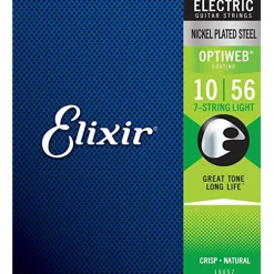 Elixir E19057 Optiweb Electric 7 String 10-56 Light