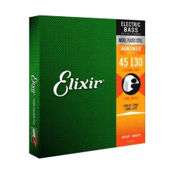 Elixir Nanoweb 5 String Bass Light Long Scale 45 to 130