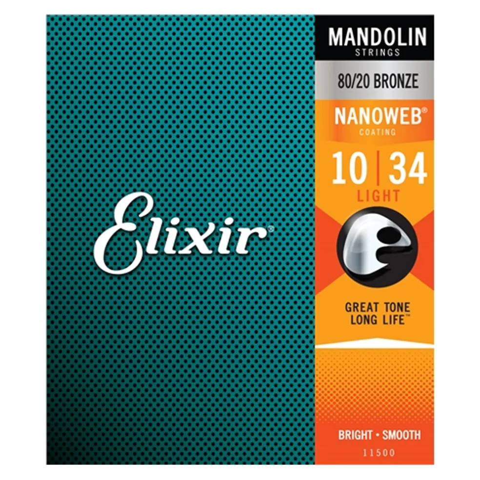 Elixir Nanoweb Mandolin 80/20 - 10-34