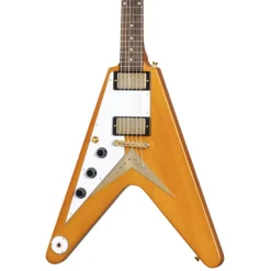 Epiphone - 1958 Korina Flying V Electric Guitar Left Handed - Aged Natural