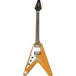 Epiphone - 1958 Korina Flying V Electric Guitar Left Handed - Aged Natural