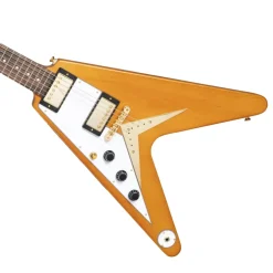 Epiphone - 1958 Korina Flying V Electric Guitar Left Handed - Aged Natural