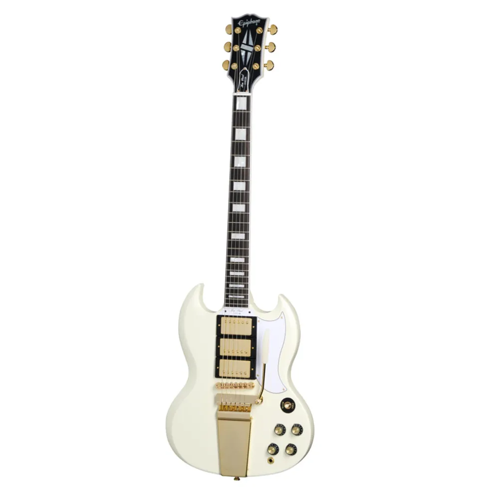Epiphone 63 Les Paul SG Custom Maestro White with Hardcase