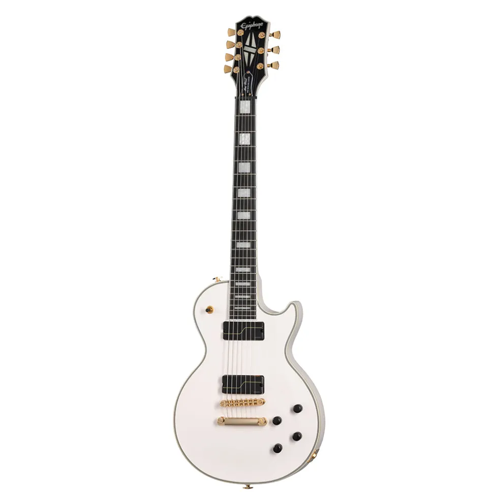 Epiphone - Matt Heafy Origins Les Paul Custom 7-String - Bone White
