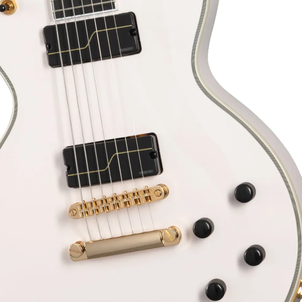 Epiphone - Matt Heafy Origins Les Paul Custom 7-String - Bone White