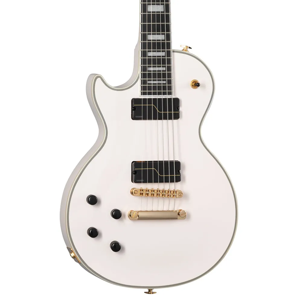 Epiphone - Matt Heafy Origins Les Paul Custom 7-String Left Handed - Bone White