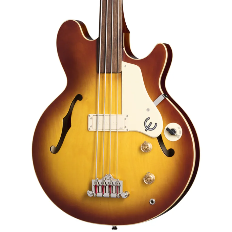 Epiphone Jack Casady Fretless Bass Aged Royal Tan