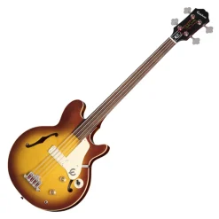 Epiphone Jack Casady Fretless Bass Aged Royal Tan