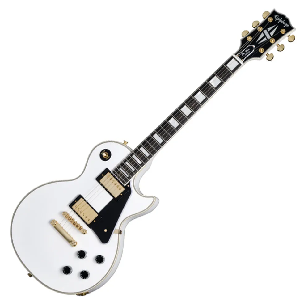 Epiphone Les Paul Custom Alpine White with Hardcase