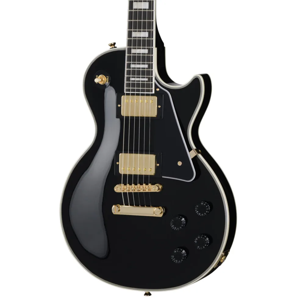 Epiphone Les Paul Custom with Premium Gig Bag - Ebony