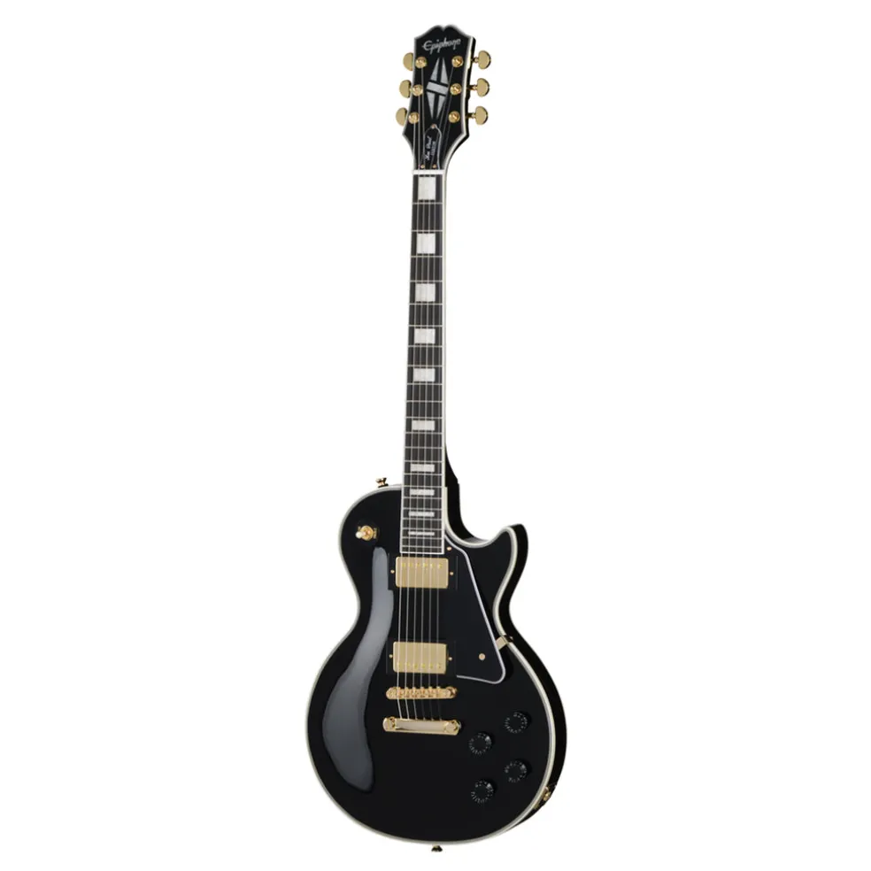 Epiphone Les Paul Custom with Premium Gig Bag - Ebony