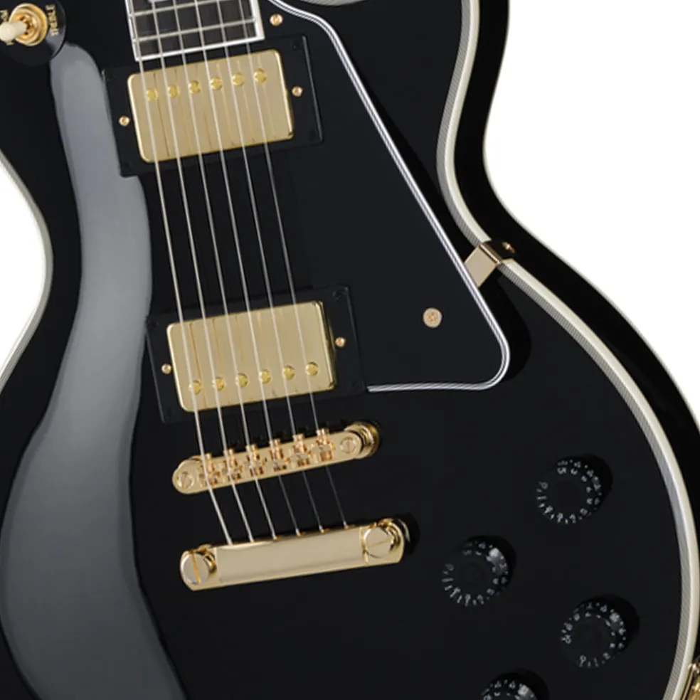 Epiphone Les Paul Custom with Premium Gig Bag - Ebony