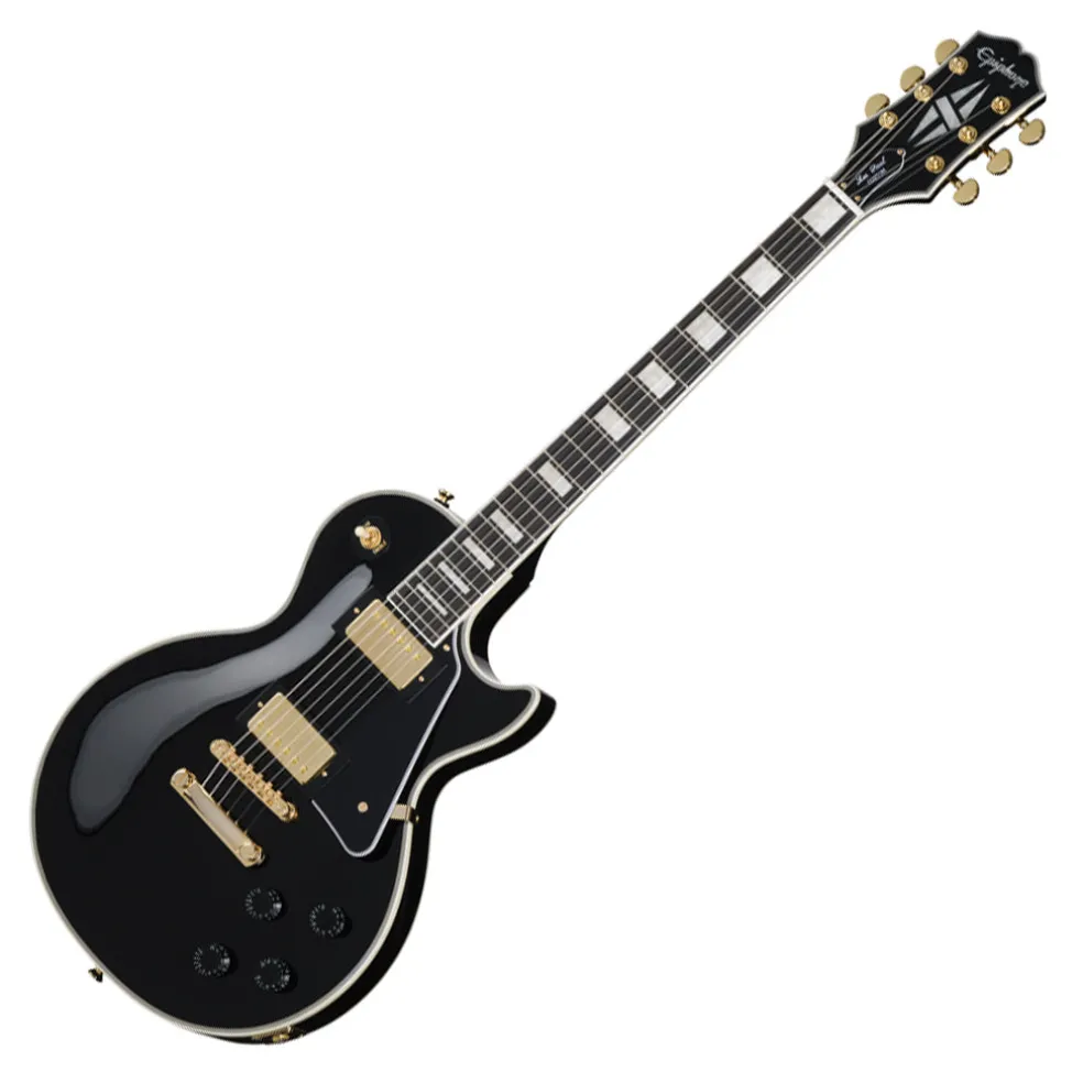 Epiphone Les Paul Custom with Premium Gig Bag - Ebony