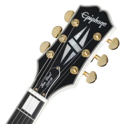 Epiphone Les Paul Custom with Premium Gig Bag - Alpine White