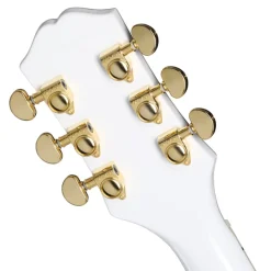 Epiphone Les Paul Custom with Premium Gig Bag - Alpine White