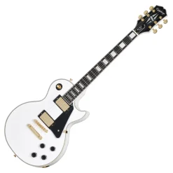 Epiphone Les Paul Custom with Premium Gig Bag - Alpine White