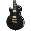Epiphone Les Paul Custom Left Handed with Premium Gig Bag - Ebony