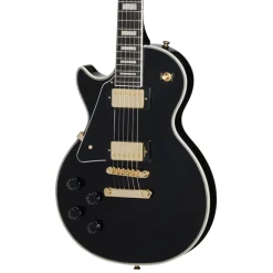 Epiphone Les Paul Custom Left Handed with Premium Gig Bag - Ebony