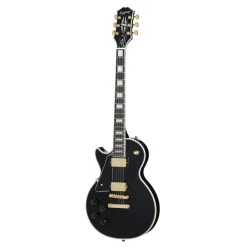 Epiphone Les Paul Custom Left Handed with Premium Gig Bag - Ebony