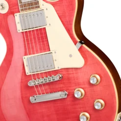 Epiphone Les Paul Standard 60s Figured Top with Premium Gig Bag - Fucshia
