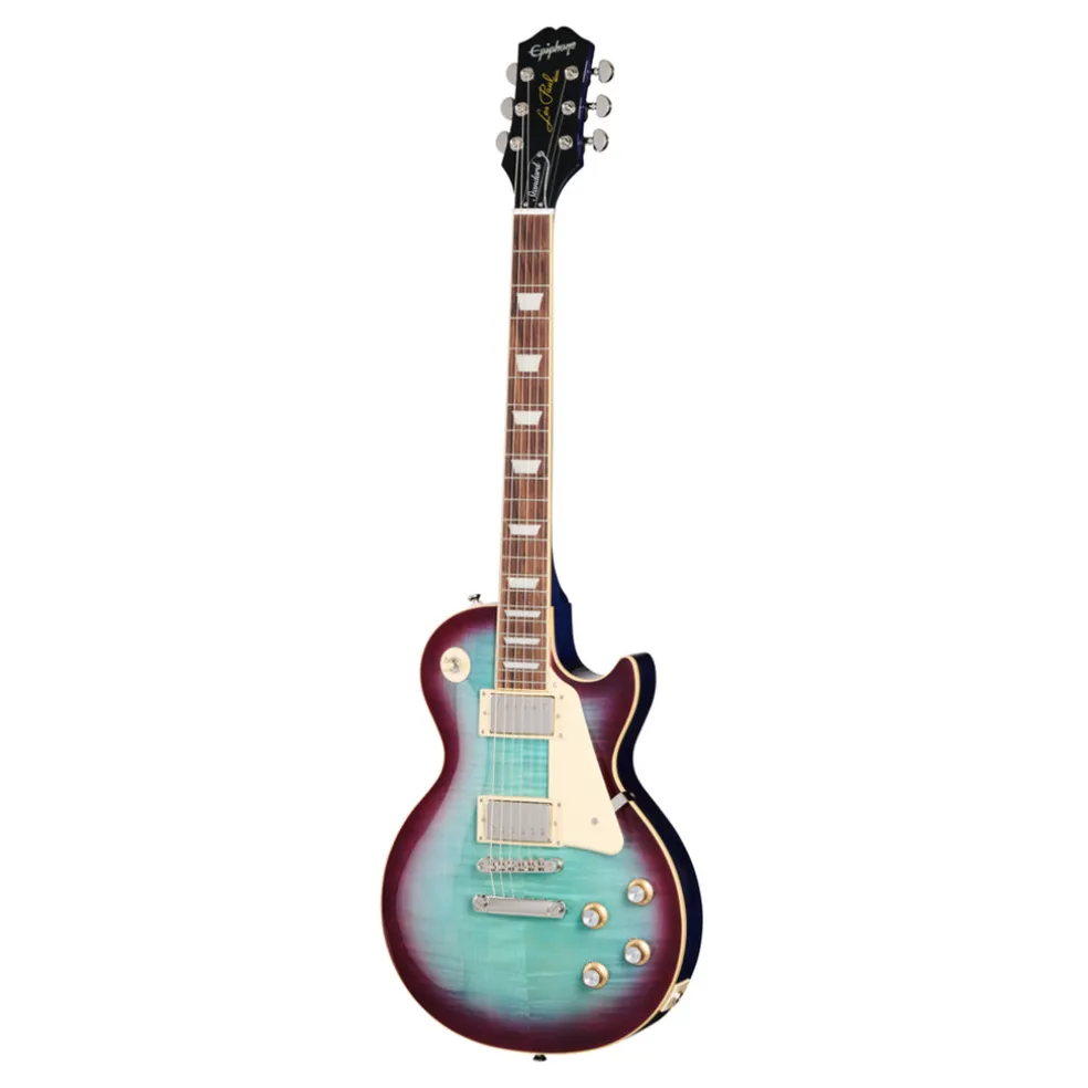 Epiphone Les Paul Standard 60s Figured Top with Premium Gig Bag - Blueberry