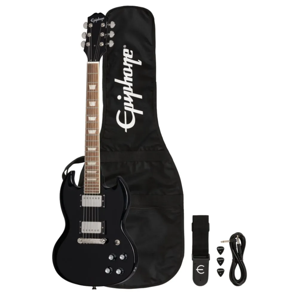Epiphone Power Players SG Pack - Dark Matter Ebony