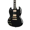 Epiphone SG Custom Left Handed with Premium Gig Bag - Ebony