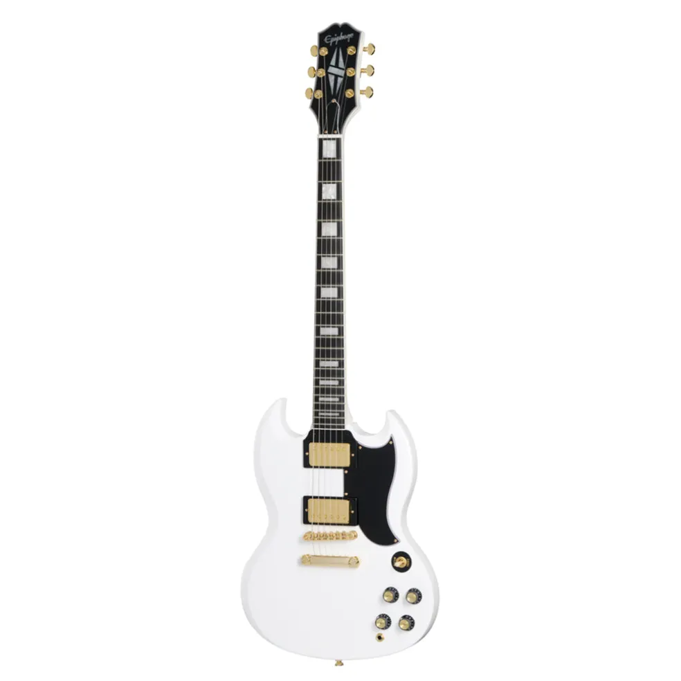 Epiphone SG Custom with Premium Gig Bag - Alpine White