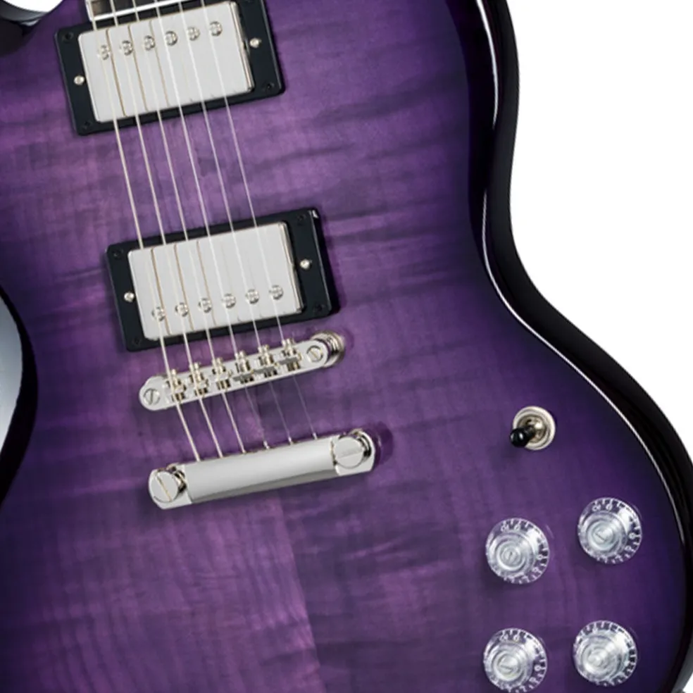 Epiphone SG Modern Figured in Purple Burst