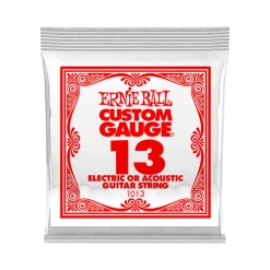 Ernie Ball 1013 Single Strings Plain .13 | Fretted Instrument Strings | E1013