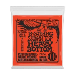 Ernie Ball 8 String Skinny Top Heavy Bottom Slinky Electric Strings 9-80